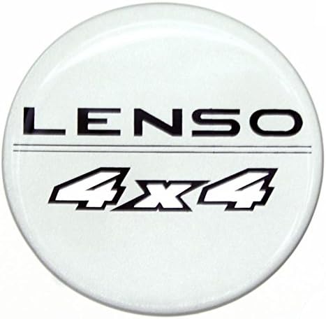 X4 67mm. LENSO 4X4 DECAL STICKER Rasin EMBLEM LOGO