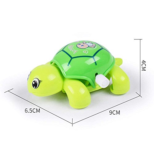 Wcysin 5 Pieces Cute Wind Up ToTortoise Baby Kids Clockwork Toys Random Color