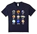 Kids Planets of The Solar System T-Shirt 6 Navy