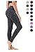 Queenie Ke Women Power Flex Yoga Pants Workout Running Leggings - All Color Size XXL Color Black Grey Space Dye Long