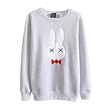 Urparcel Girls Rabbit Pullover Clothes Sweatshirt Long Sleeve Sweater
