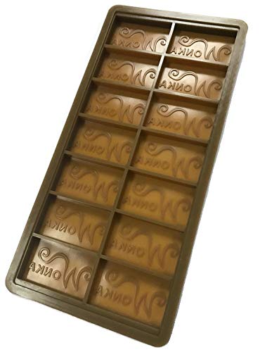 costumebase Willy Wonka DIY Chocolate Factory Bar Casting Mold Mould 7.5'' x 3.5"
