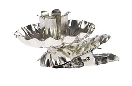Baumkerzenhalter Clip in Zapfenform in verschieden Sets (20er, Silber)