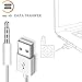 UNOOE Shuffle Charger 4th / 3rd / 5th Generation Cable, Shuffle Cable 3.5mm Aux Jack to USB Charging Cord Connector Sync Data Transfer Shuffle 3th/4th/5th Generation (2 Pack)