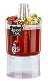 Buddeez 14401C-ONL Party Top New Beverage Dispenser, 1.75 gallon, Clear