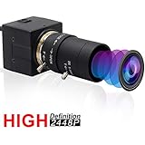 5-50mm Varifocal Lens USB Camera with 8 Megapixel 3264X2448 High Definition Sony IMX179 Webcam for Android Linux Windows Industrial Video