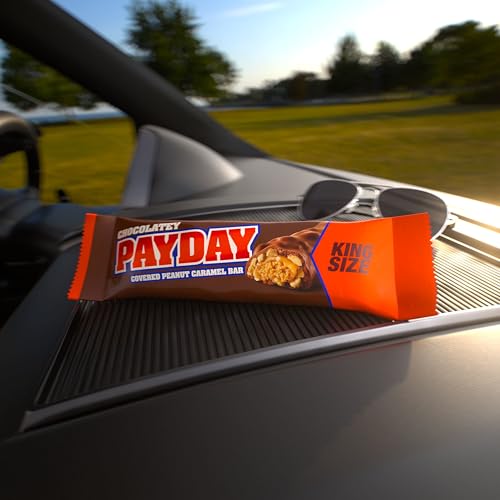 PAYDAY CHOCOLATEY PEANUT CARAMEL KING SIZE, CANDY BAR, 3.1 OZ