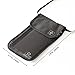HANKCLES RFID Travel Neck Pouch Family Passport Wallet Travel Passport Holder| Unisex