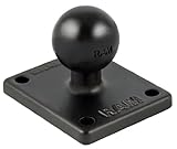 Ram Mount 2 x 1.7 Inches Base with 1-Inch Ball that Contains the Universal AMPs Hole Pattern for the Garmin zumo/TomTom Rider/Urban Rider