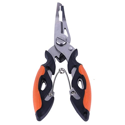 Splitringzange Sprengringzange Angelzange Hakenentferner Hakenlöser Angelschnur Schneider inkl. praktischer Tasche – Bild 7