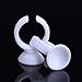 eBoot Makeup Glue Rings Tattoo Glue Holder Disposable Plastic Nail Art Eyelash Extension Rings, 200 Pack