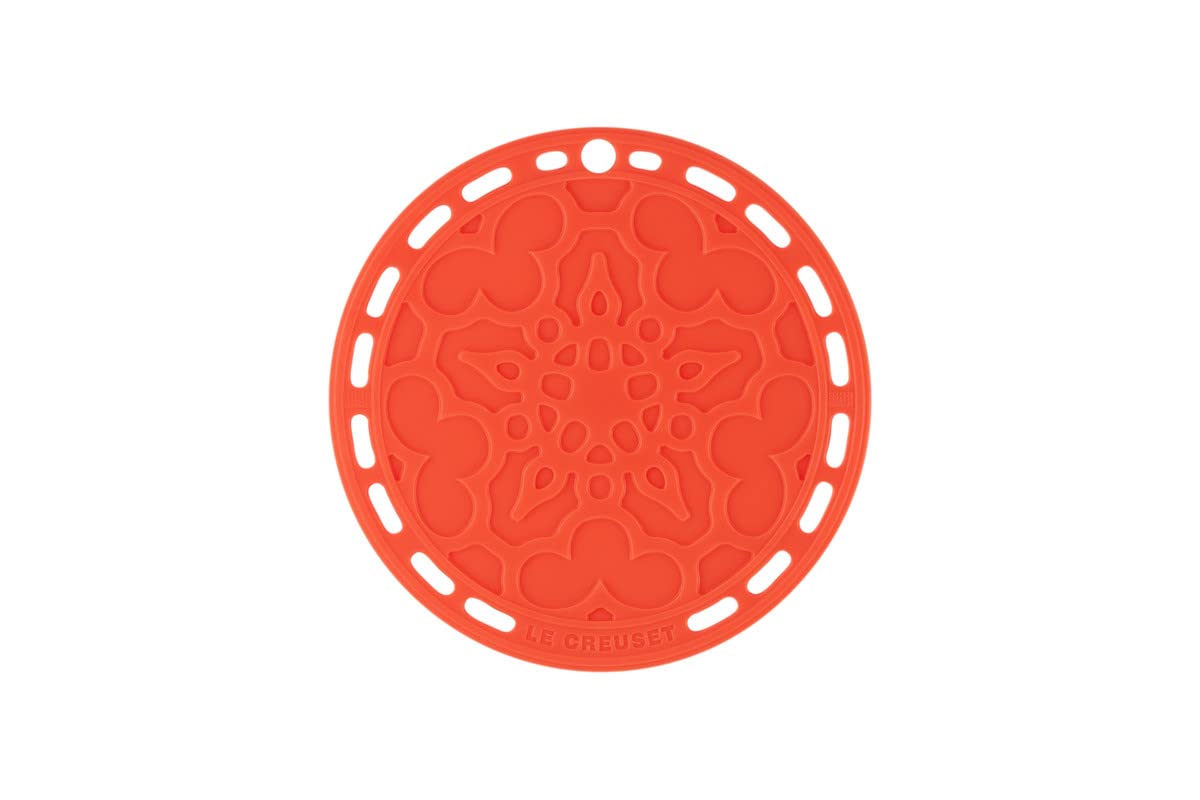 Le Creuset French Trivet, Silicone, Heat resistant to 250°C, 20 cm, Volcanic, 93007300090000