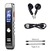 Voice Recorder, Audio transcribe APP, 8GB Compact USB Audio Voice Recorder, MP3 Player, Noise Reduction, Multi-connectors Dictaphone for Lectures Meetings