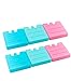 Blue Ele Reusable Ice Packs - Mini Size Ice Pack Coolers for Lunch Boxes, Bags and Camping, Slim and Lightweight, Set of 6