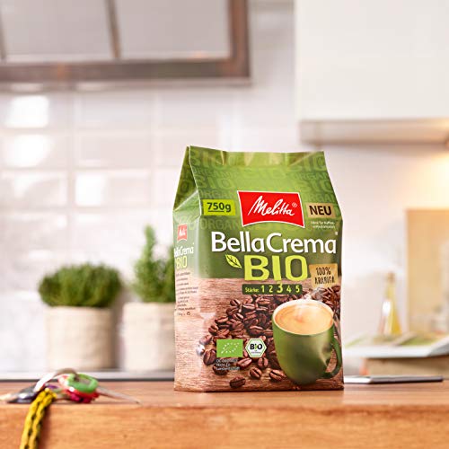 Melitta BellaCrema Bio Ganze Kaffee-Bohnen, ungemahlen, Kaffeebohnen für Kaffee-Vollautomat, milde Röstung, geröstet in… – Bild 5