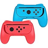 MennBir Joy-Con Controller Grips kit for Nintendo Switch Wear-Resistant Comfort Joy Con Controller Wireless Handle Kit for Nintendo Switch Joy-Con,2 Pack