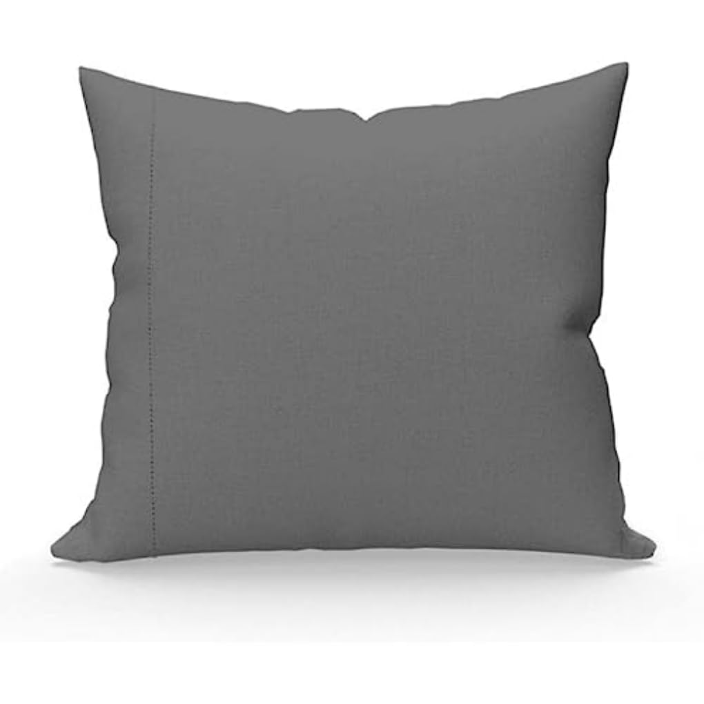Camille 553013 Cotton Pillowcase 65 x 65 cm Grey