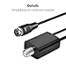 HDTV Antenna,Upgraded 2018 Version TV Antenna for Digital TV Indoor, Best 60+ Miles Range with UL Power Adapter & Detacable Amplifier, 10+3 FT High Performance Cable for 1080P 4K High Reception.