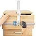 YIZRIO Cabinet Hardware Jig for Handles and Knobs - Drawer Guide Jig on Doors and Drawer Fronts - Fastest and Most Accurate Drawer Knob Pull Drilling Templates Jig Tool- Improve for inch Scale