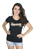 Harley-Davidson Womens Gothic Banner Scoop Neck Black Short Sleeve T-Shirt (X-Large)