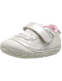Stride Rite baby girls Soft Motion Jazzy Sneaker, Champagne, 4 Toddler US