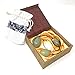 THY COLLECTIBLES Set of 3 Drilled Yoni Eggs Green Jade Stone Egg for Kegel Exercise Pelvic Floor Muscles Vaginal Exercise Ben Wa Ball Health Care for Women Beautiful Brocade Gift Box & Pouch