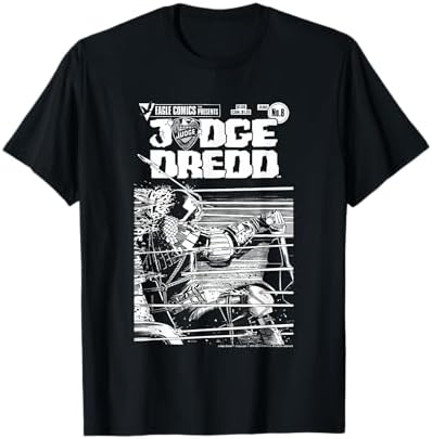 Amazon.com: Judge Dredd I Am The Law! Comic Badge 2000 AD T-Shirt 