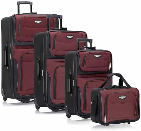 Amazon.com | Rockland Journey Softside Upright Luggage Set