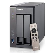 Qnap 2-Bay, 8TB(2x4TB NAS Drive) Intel 2.0GHz Quad-Core CPU (TS-251+-8G-24R-US)