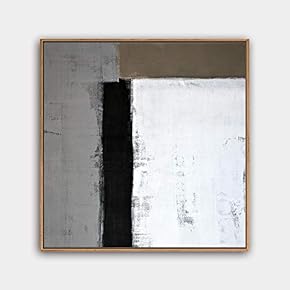 Framed Canvas Wall Art Modern Texture Painting Canvas Prints Home Artwork Decoration for Living Room,Bedroom - 16x16 inches