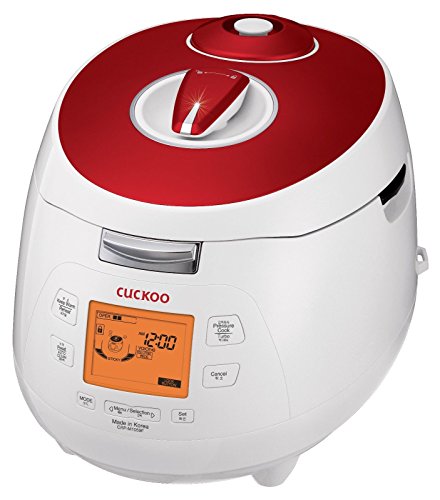 Click Here to See More Images Cuckoo Crp-m1059f Electric Pressure Rice Cooker, 10 Cups, Red (Top), 120v Trust Quality Number ONE
