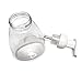 Foaming Soap Dispenser Refillable Foam Hand Pump Empty Bottles Container for Castile Liquid Soap BPA Free Plastic (10 oz) - 4 Pack Clear