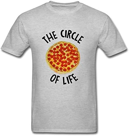 Sungboys Men's Pizza Circle of Life Parody Short Sleeve T Shirt