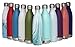 MIRA 17 Oz Stainless Steel Vacuum Insulated Water Bottle - Double Walled Cola Shape Thermos - 24 Hours Cold, 12 Hours Hot - Reusable Metal Water Bottle - Leak-Proof Sports Flask - Teal Granite