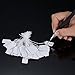 Canomo 520 Pieces Blank Jewelry Price Tags Stickers and 500 Pieces String Jewelry Price Label for Jewelry Display, Rectangle Shape, White