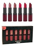 Golden Rose Matte Lipstick Set of 6 (Set 2)