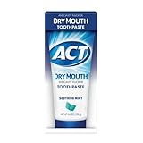 ACT Dry Mouth Anticavity Fluoride Toothpaste, Soothing Mint - 4.6 oz (pack of 2)