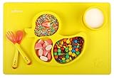 Premium One piece Silicone Placemat + Plate for Kids By Matcone 15