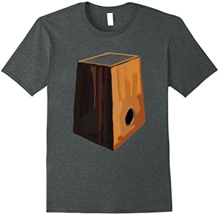 Mens Cajon Music TShirt Tee Shirt T-Shirt Large Dark Heather