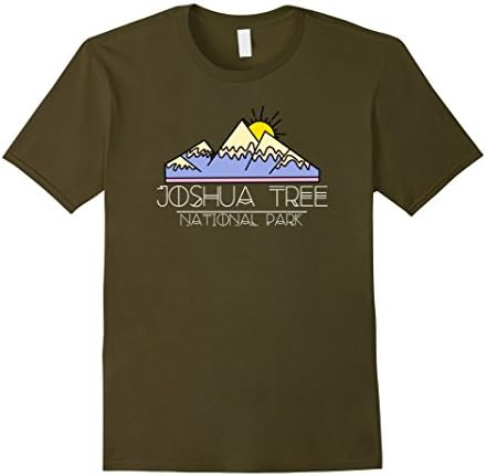 Men's Joshua Tree National Park T-Shirt 2XL Olive
