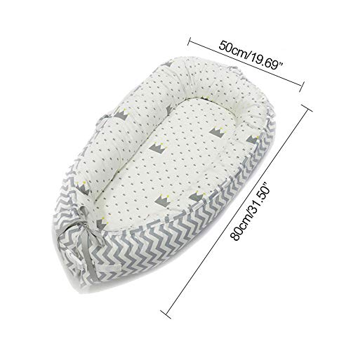 Baby Lounger, leegoal Portable Super Soft and Breathable Newborn Infant