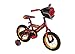 Disney•Pixar Cars 3 12-inch Bike by Huffy, Ideal for Ages 3-5 and Rider Height 37-42 inches, Handlebar Tire Case to Carry Toys, Racing Graphics, Adjustable Seat, Easy 5-Step Assembly, Style 22447