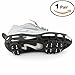 Ice Cleats Grippers for Shoes and Boots 24 Teeth Crampons 10 Teeth Tiny Spikes Ice Cleats for Walk on Ice Snow and Freezing Mud