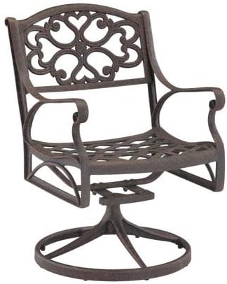 Biscayne Bronze Rocking Swivel Outdoor Arm Chair By Home Styles Patio Chair Covers Kitchen Dining Cjp Org In