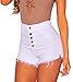 M2MO Women's Fashion High Waist Ripped Distressed Denim Shorts