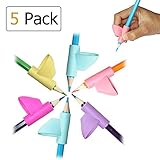 Sanp Pencil Grip Claw, 5 Packs Pencil Grip Writing Claw Training Writing Aids Claw Correction Finger Grip for Kids Preschoolers Children Adults Students -Special Needs