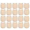 ANDERK 10 paar Womens Low Cut Sokken No Show Toe Cover Half Onzichtbare Katoen Topper Liner met Naadloze