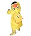 Unisex Kids Waterproof Raincoat Cartoon Hood Rain Poncho Jacket Outfit Yellow