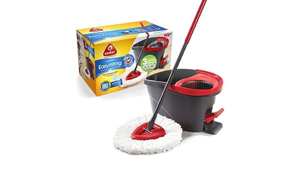 Amazon Com O Cedar Easy Wring Spin Mop Bucket System With 3