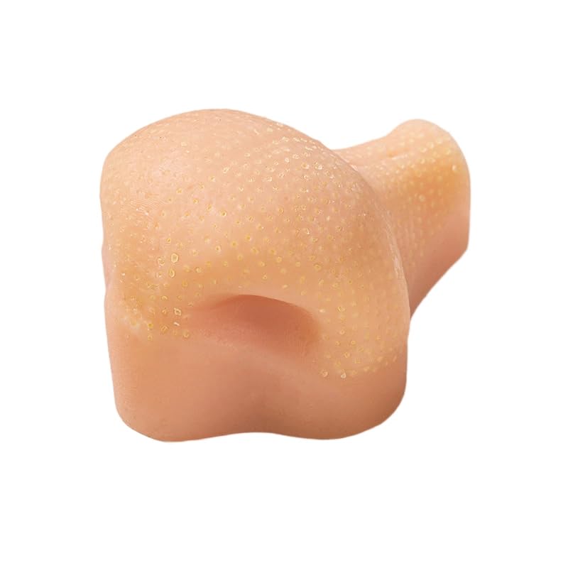 Volnamal Pimple-Squeezing Sensory Toy - Realistic Silicone Nose Stress Relief Toy, Reusable Squeezing Game, Ideal for Adults, Classroom, Office, and Travel